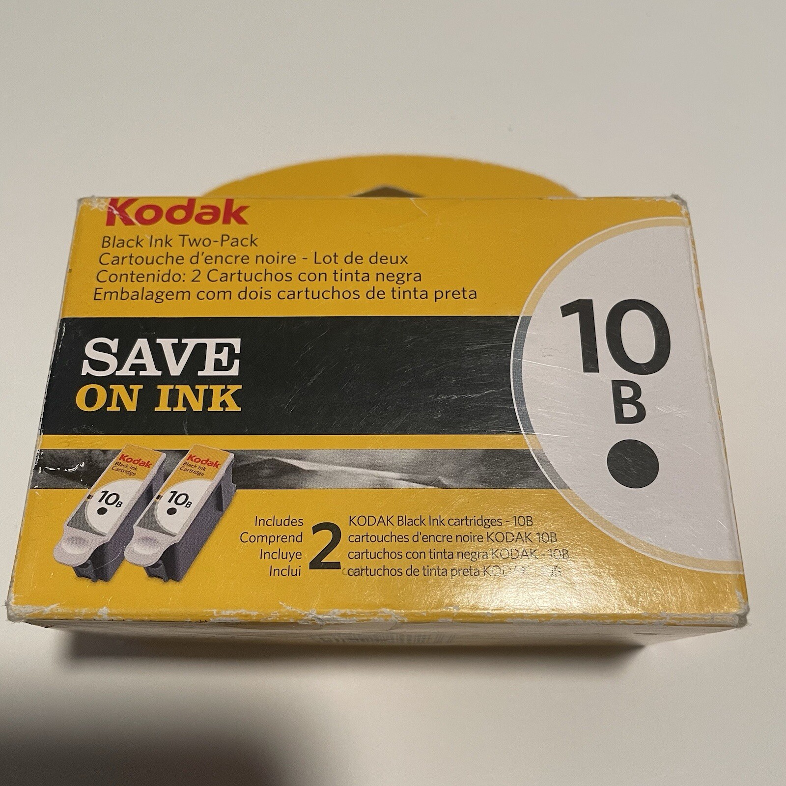 Kodak 10B Black Ink Cartridges Genuine New Sealed - Two Pack