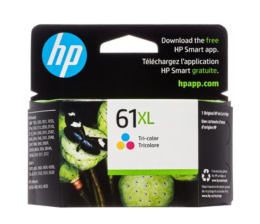 HP 61XL High Yield Tri-color Original Ink Cartridge