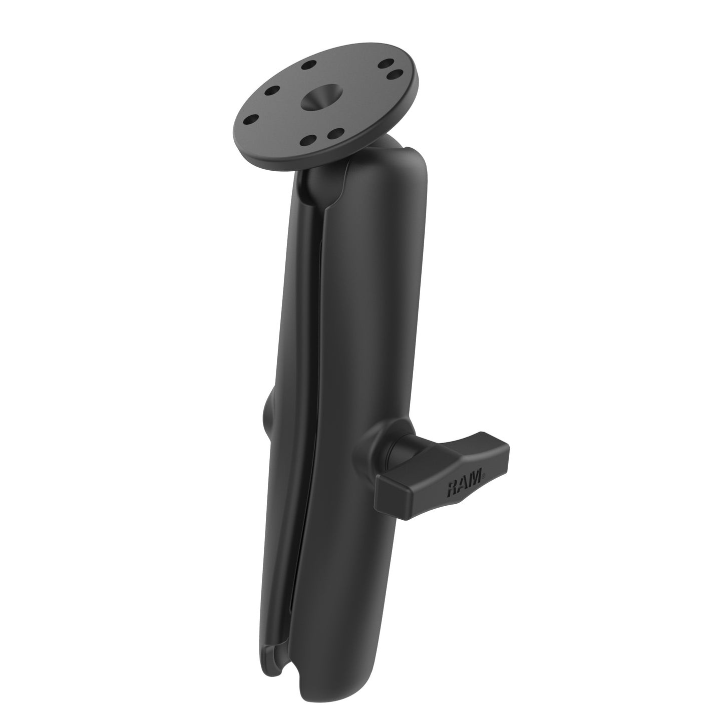 RAM-103U-D  RAM Double Socket Arm with Round Ball Plate -...