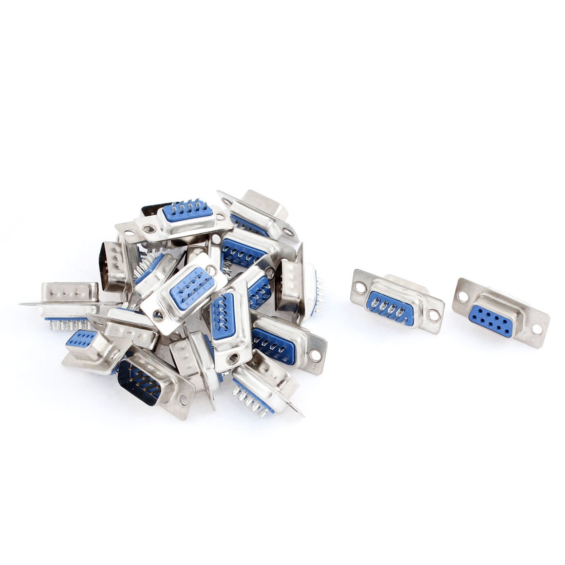 20 Pcs RS232 9 Pin Serial Male and Female DB Connector Soldering