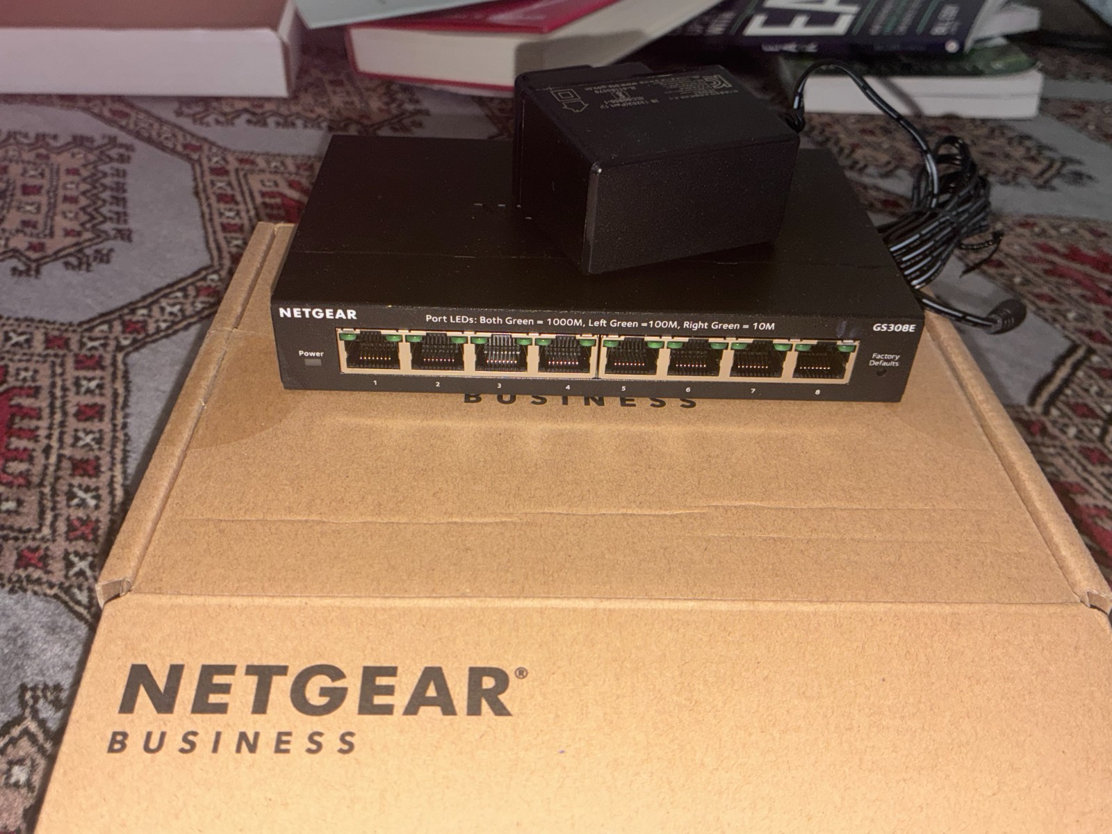 NETGEAR GS308E 8-Port Gigabit Ethernet Plus Switch