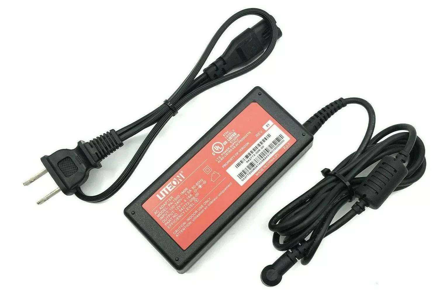 LiteOn PA-1500-5AR3 542772-012-99 AC Adapter Power Cord 12V 4.16A