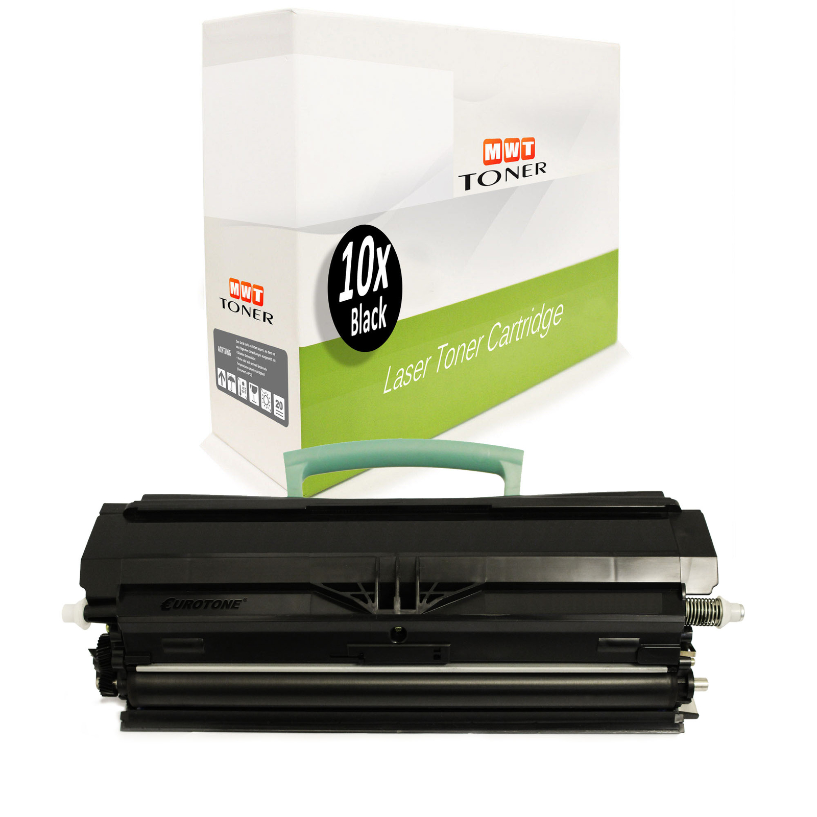 10x Toner replaces Lexmark X264H11G