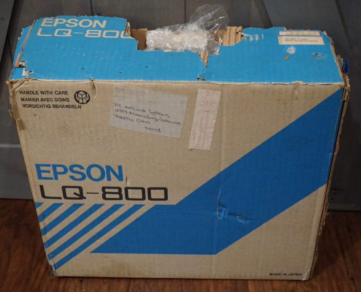 RARE Vintage Epson LQ-800 Dot-Matrix Impact Printer