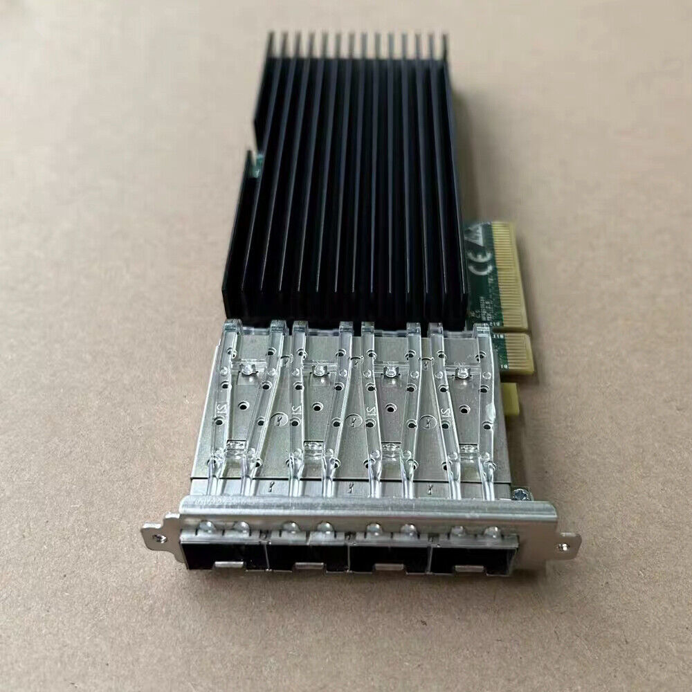 Intel X520-DA4 Four Port 10 Gigabit Network Card  4x 10Gbs SFP 82599ES