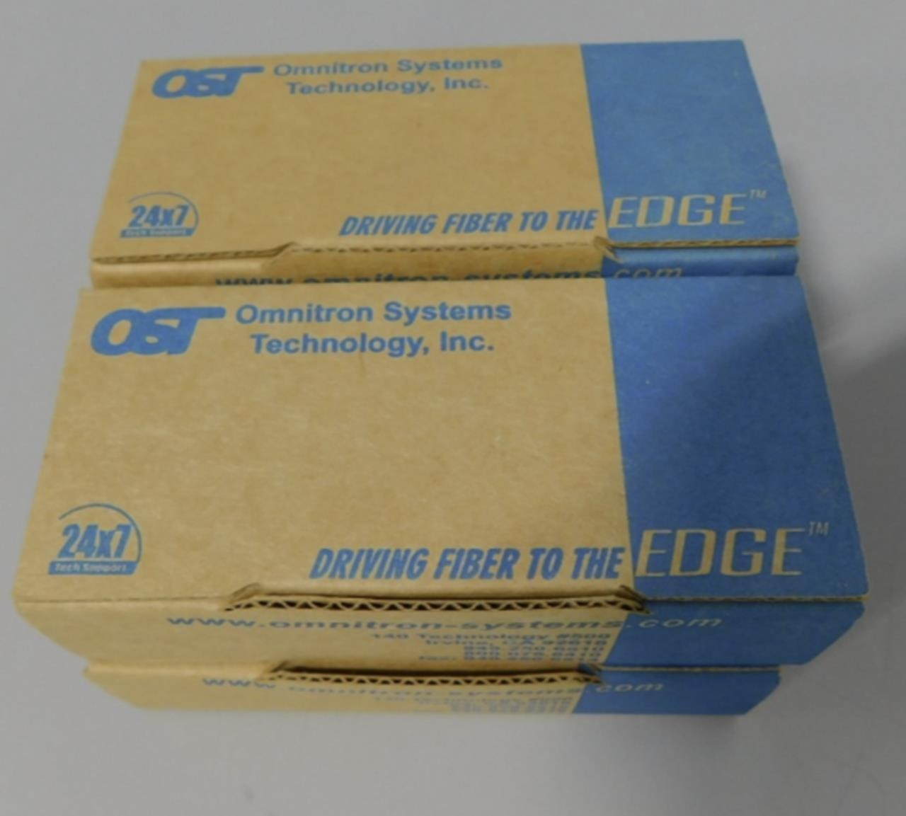4x Omnitron Systems 1.25Gbps/Single-Mode Fiber/ 850nm Transceivers 7206-0
