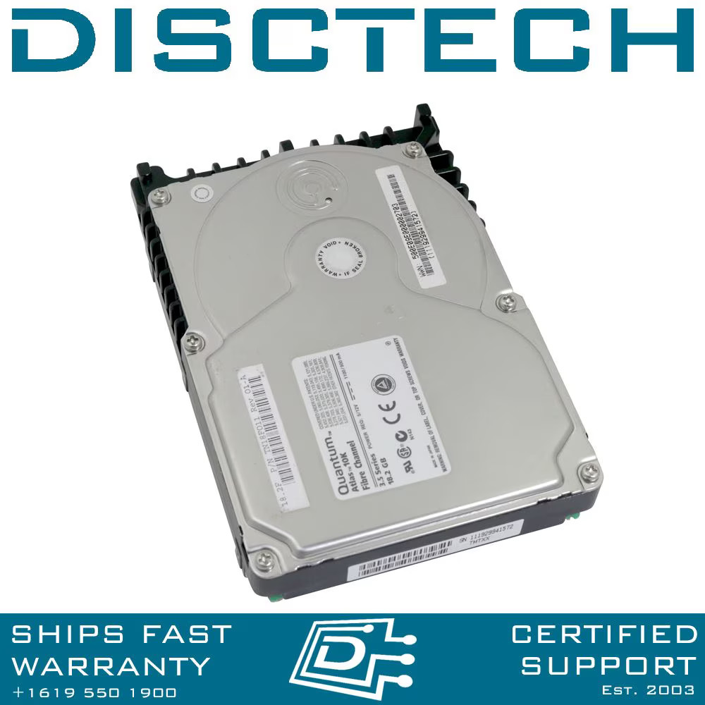 Maxtor / Quantum Atlas 10K TN18F011 18GB 3.5" 10K RPM Fiber Channel Hard Drive