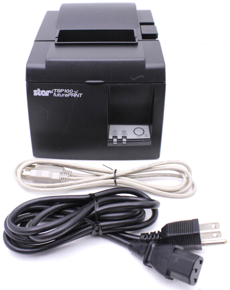 Star TSP100 143U futurePRNT Thermal POS Printer w/ USB and Power Cable
