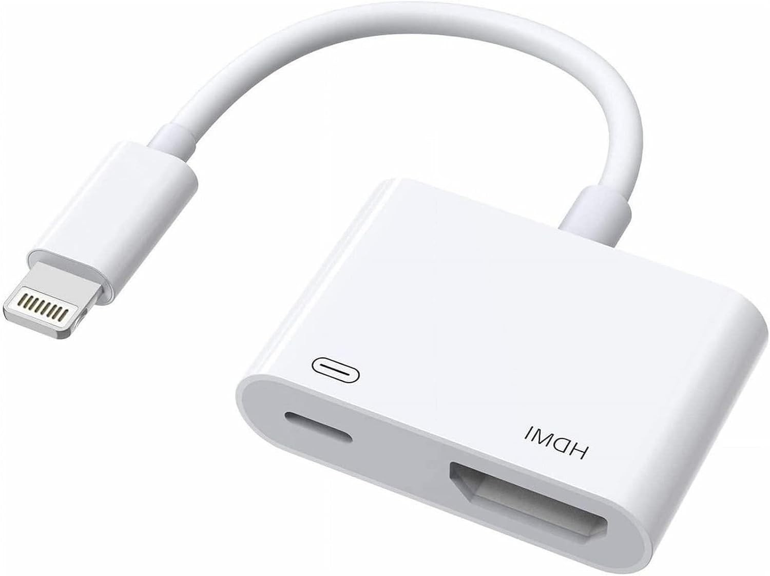 [Apple MFi Certified] Apple Lightning to HDMI Adapter for iPhone to TV, 1080P Di