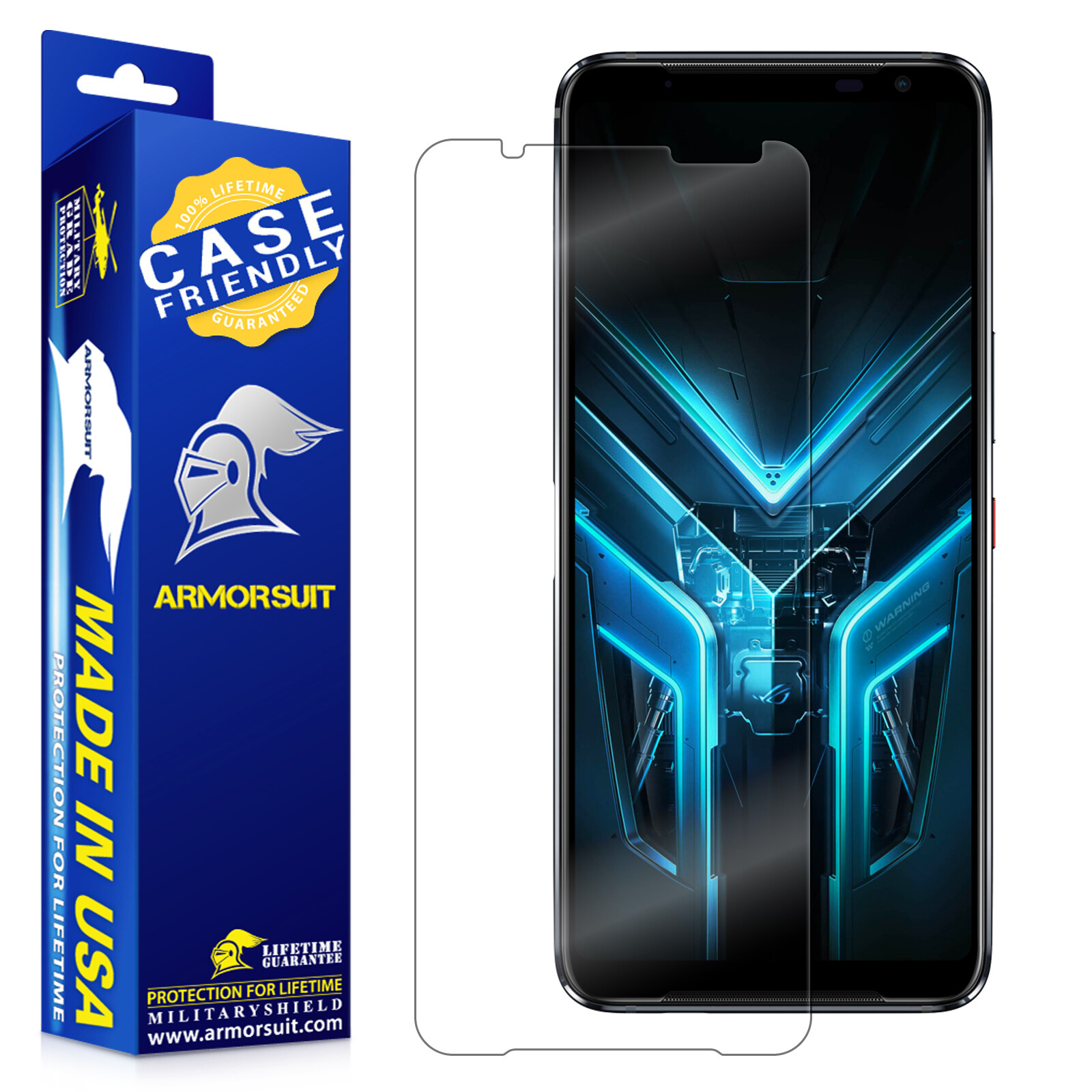 ArmorSuit MilitaryShield Asus ROG3(CF, Matte, MaxCoverage) Screen Protector USA