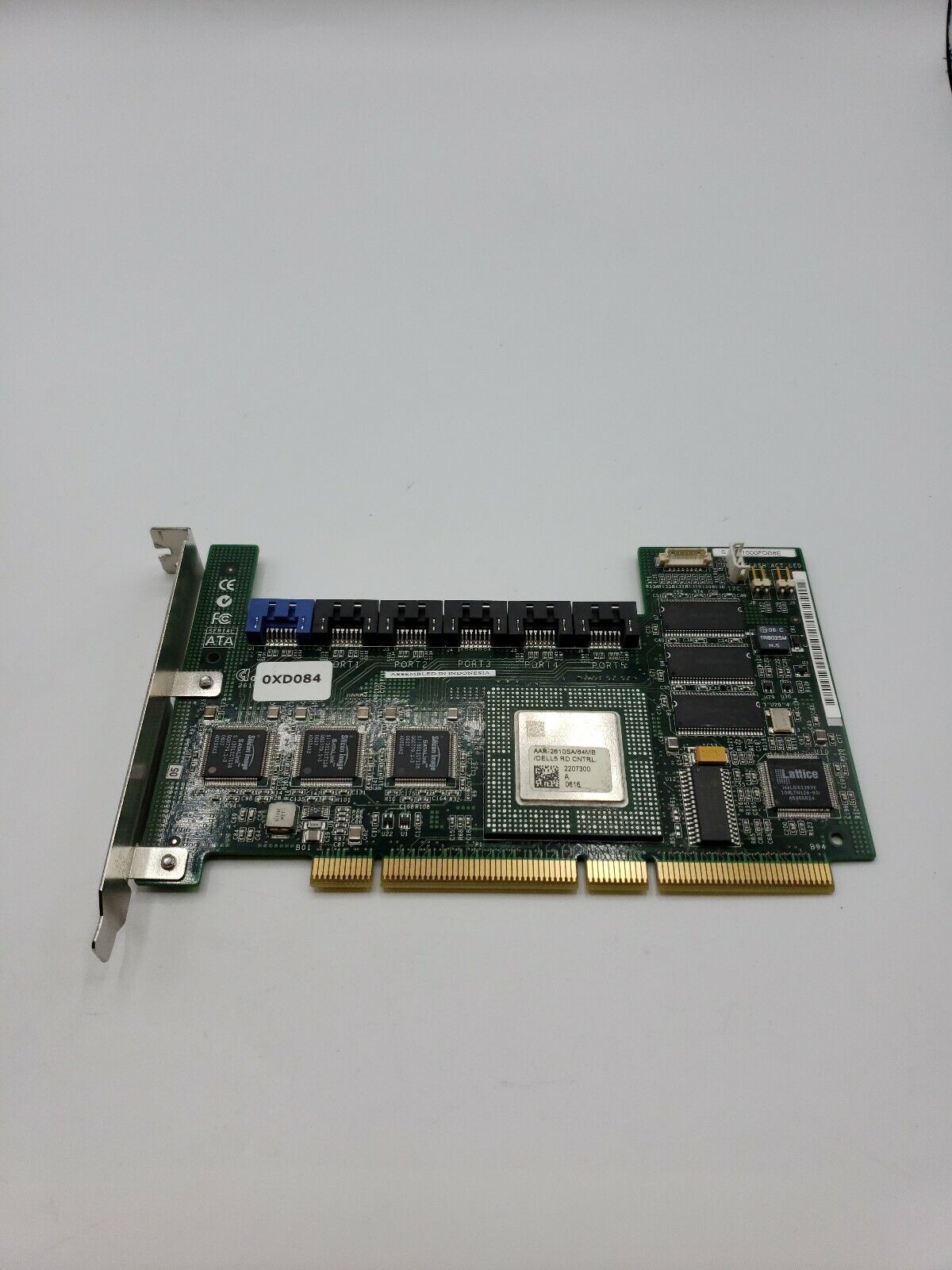 Dell Adaptec AAR-2610SA/64MB/Dell5 6-port PCI-X SATA Controller 0XD084 aw82819g