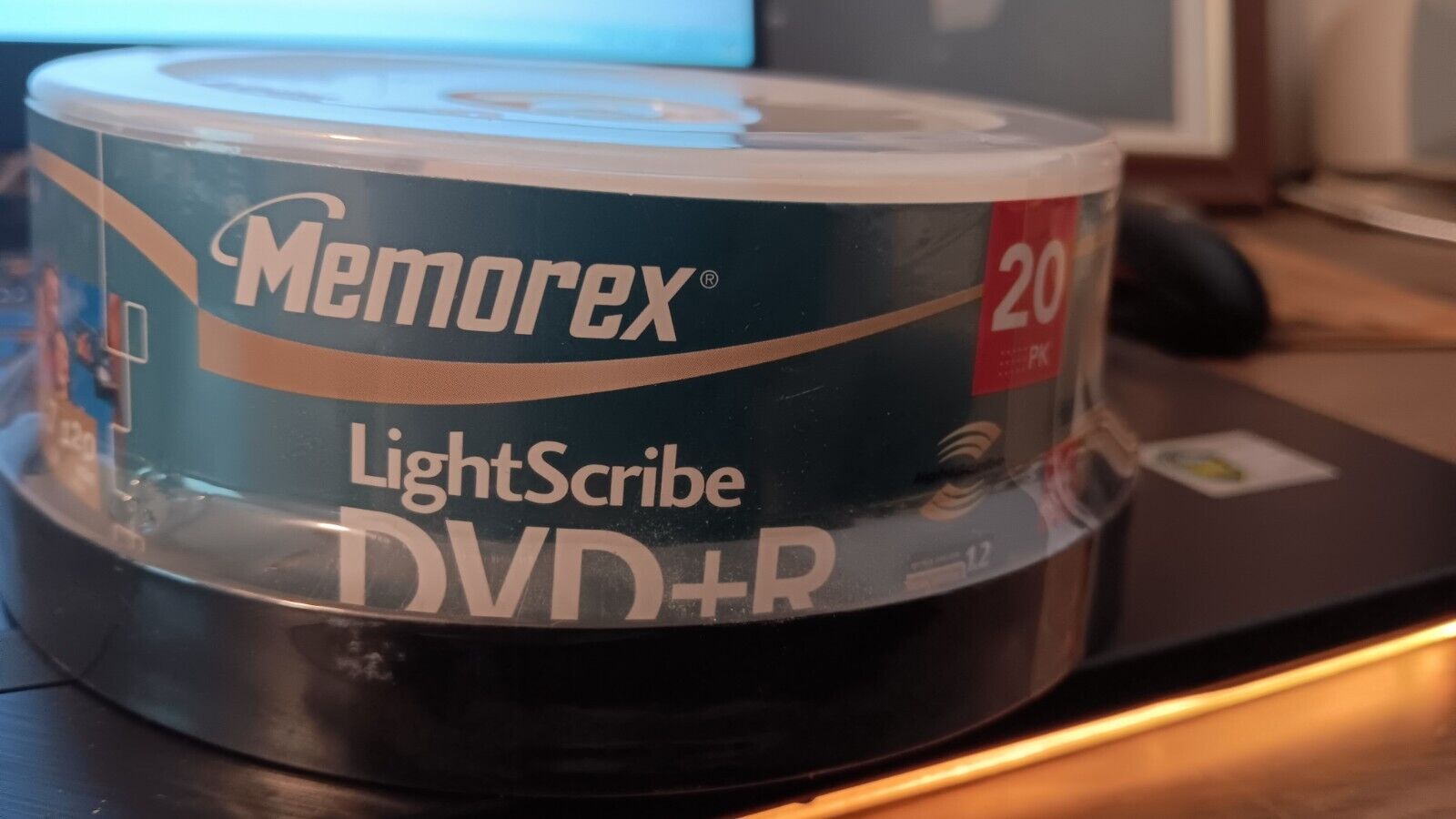 Memorex LightScribe DVD+R 20 Pack Spindle 16x/4.7GB /120 min Recordable (SEALED)