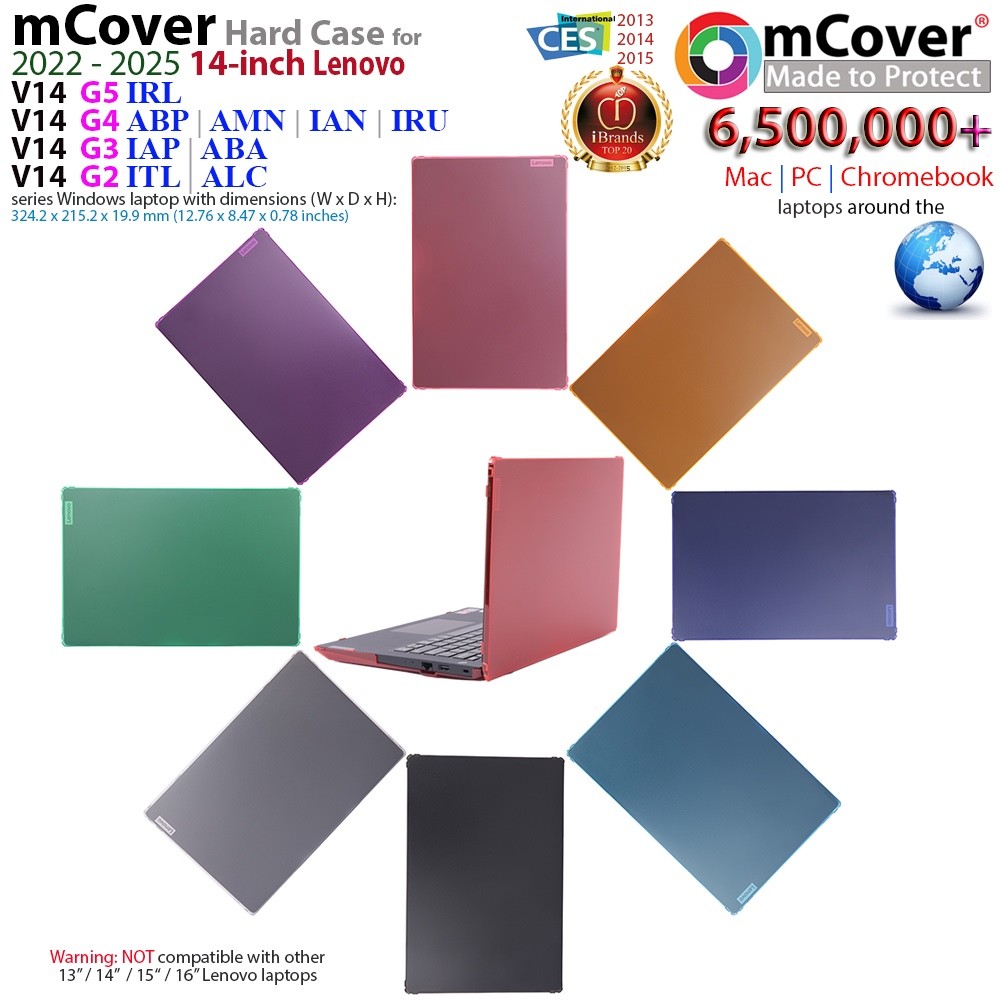 NEW mCover® for 2021 - 2025 14" Lenovo V14 G2 G3 G4 G5 series Windows Laptop PC