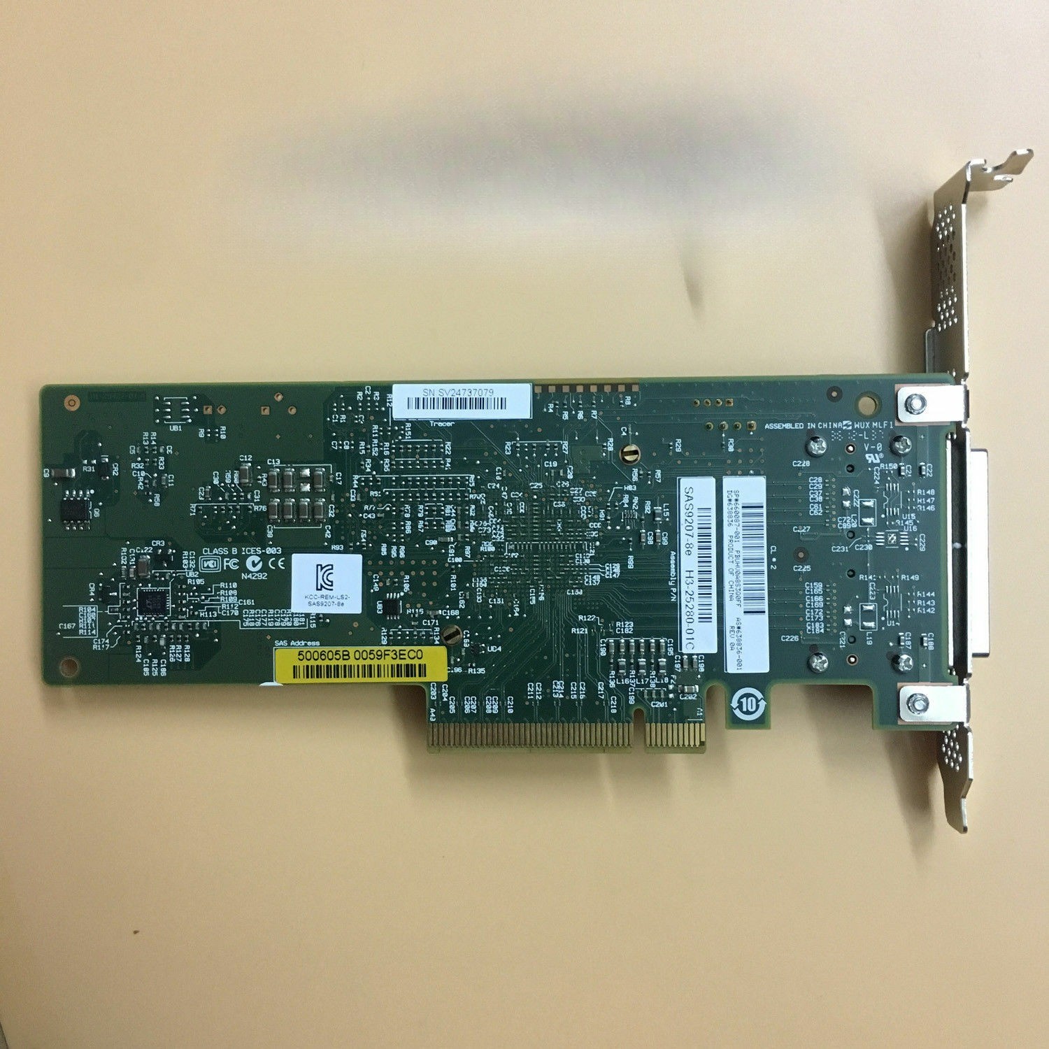 compatible HP 638836-001 H221 PCIe2.0 6GB SAS/SATA 8 Port HBA 660087-001 9207-8e
