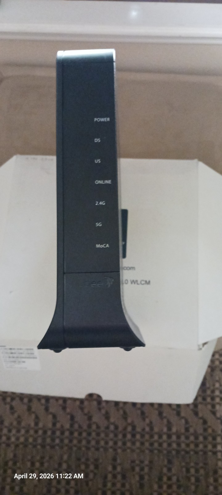 Ubee DDW36C1 DOCSIS 3.0 Dual-Band WiFi Cable Modem Router Gateway