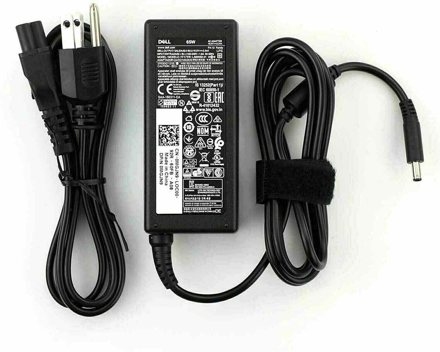 Genuine 65W Laptop Charger for Dell Inspiron 13-5000 15-7000 3147 3451 5758 3559