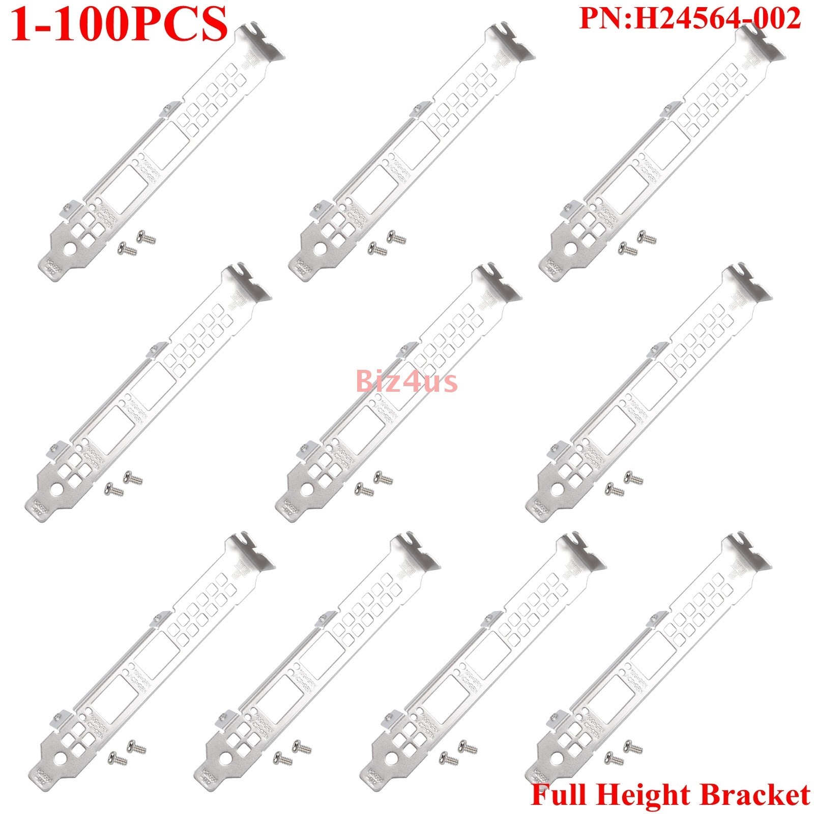 Lot Long Full Height Bracket H24564-002 for Intel X520-DA2 X520-SR2 X710-DA2 USK
