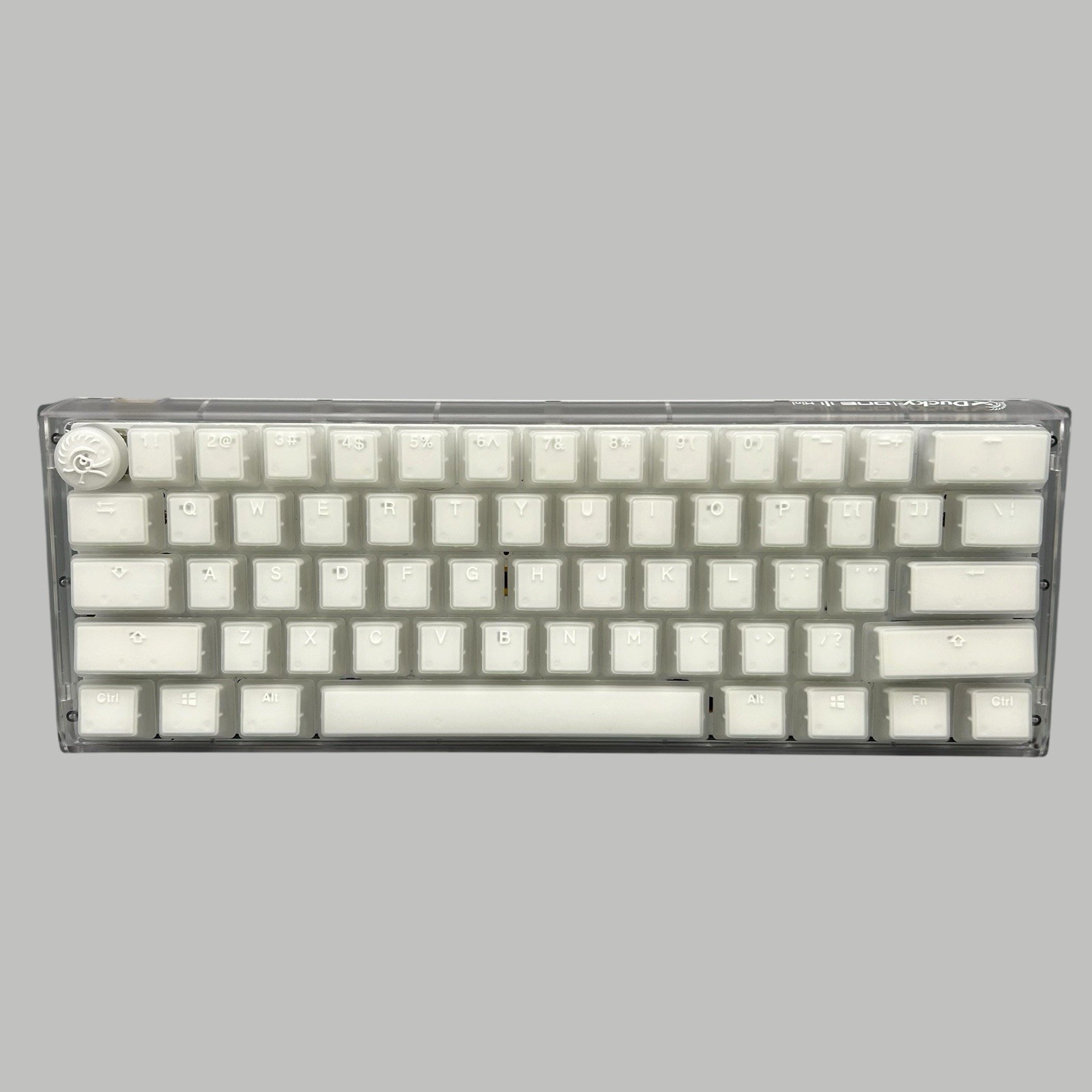 Ducky ONE 3 Mini Aura Gaming Keyboard Clear Used Ships Quickly