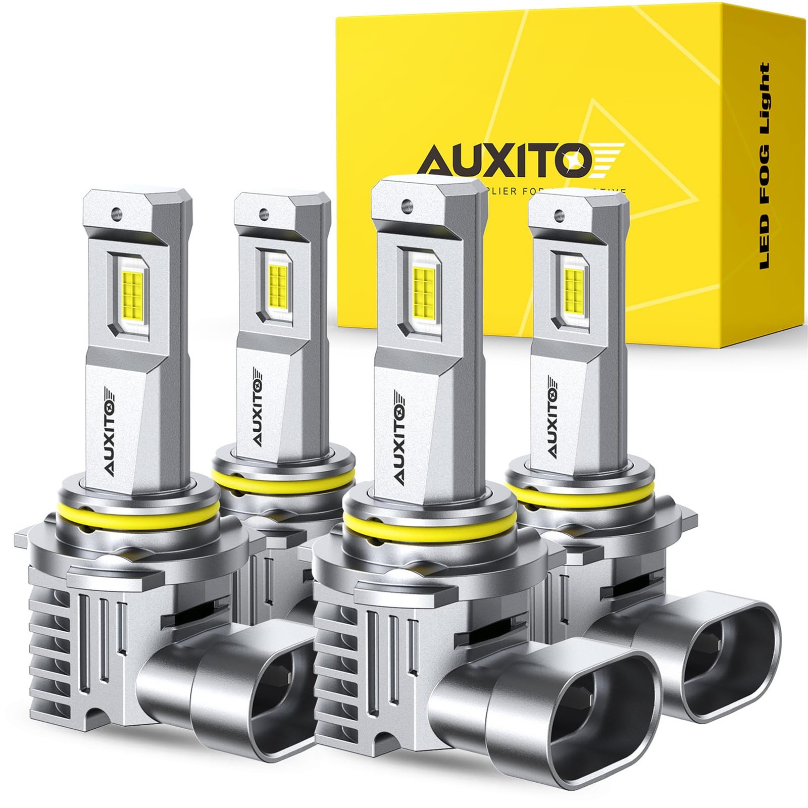 AUXITO 9005 9006 Combo 6500K White 180,000LM Mini Size Plug and Play,4PCS | 1...