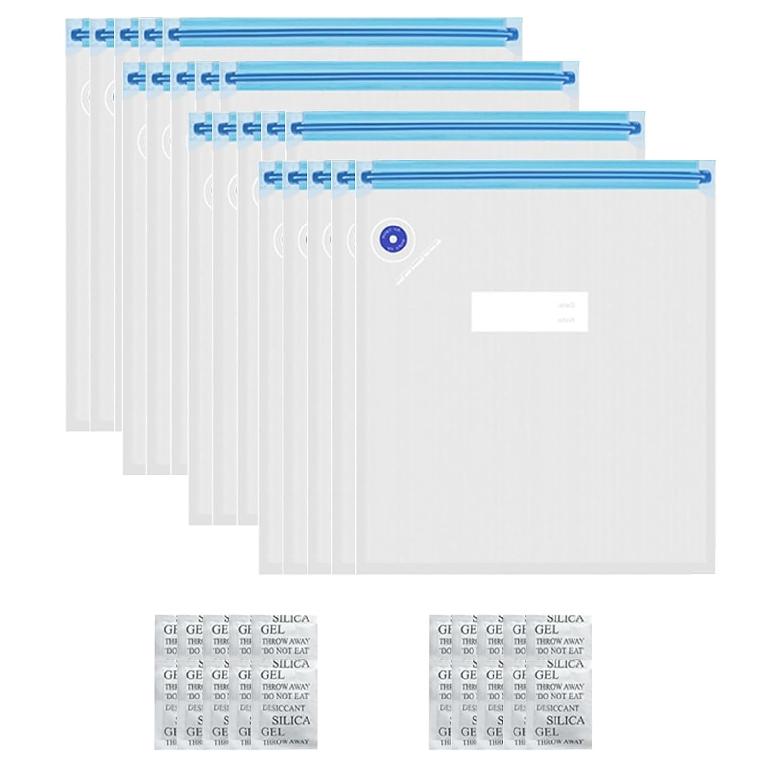 20PCS 3D Printer Filament Vacuum Storage Bags, 3D Printing Filament Spools