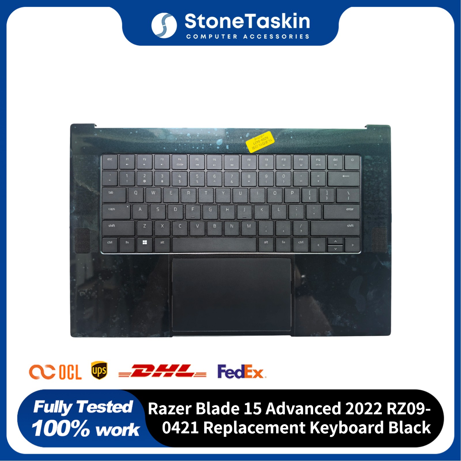 Original For Razer Blade 15 Advanced 2022 RZ09-0421 Replacement Keyboard Black