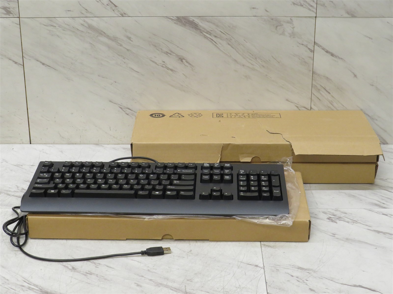 Lot of 3 NEW Lenovo Preferred Pro II SK-8827 Wired USB Keyboards 00XH688