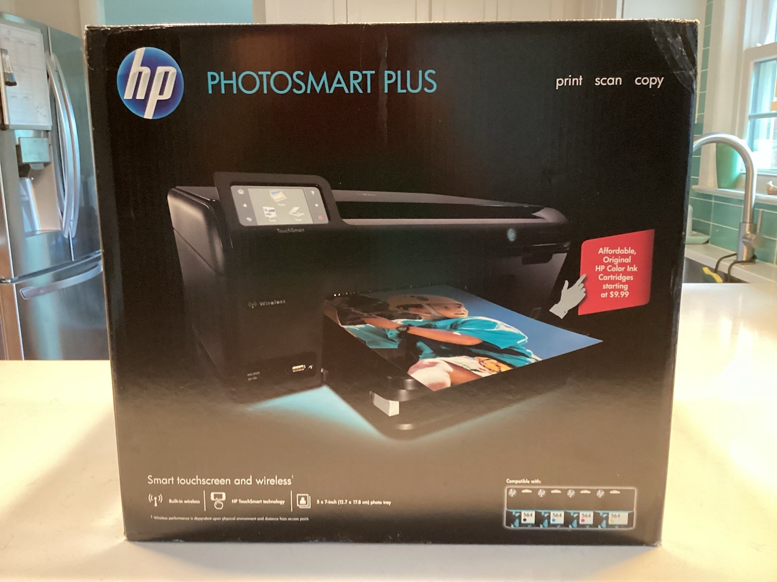 HP Photosmart Plus C4780 All-in-One Inkjet Wireless Photo Printer-FACTORY SEALED
