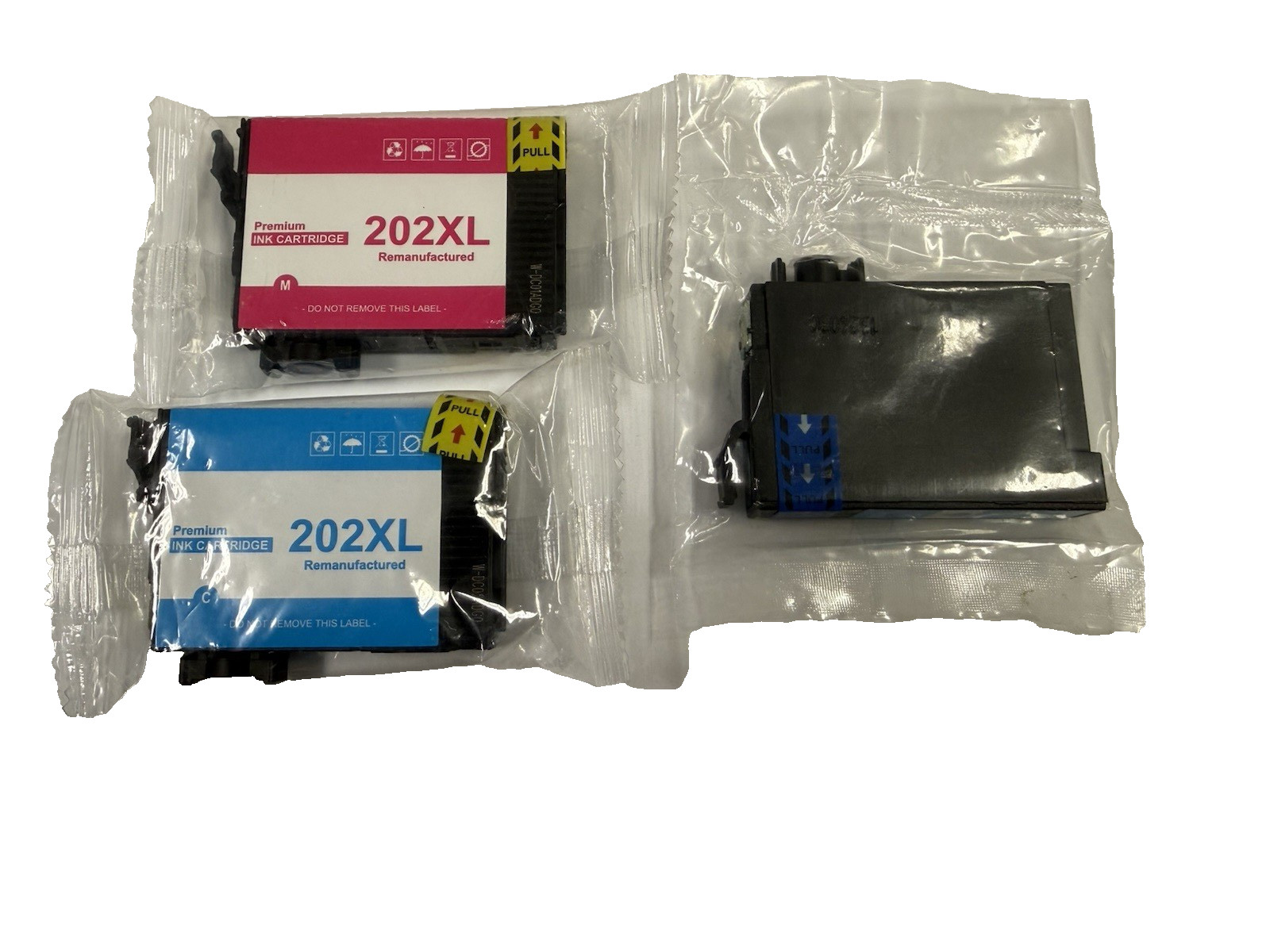 202XL Cyan Ink Cartridge-Unbranded-2 Cyan,1 Magenta