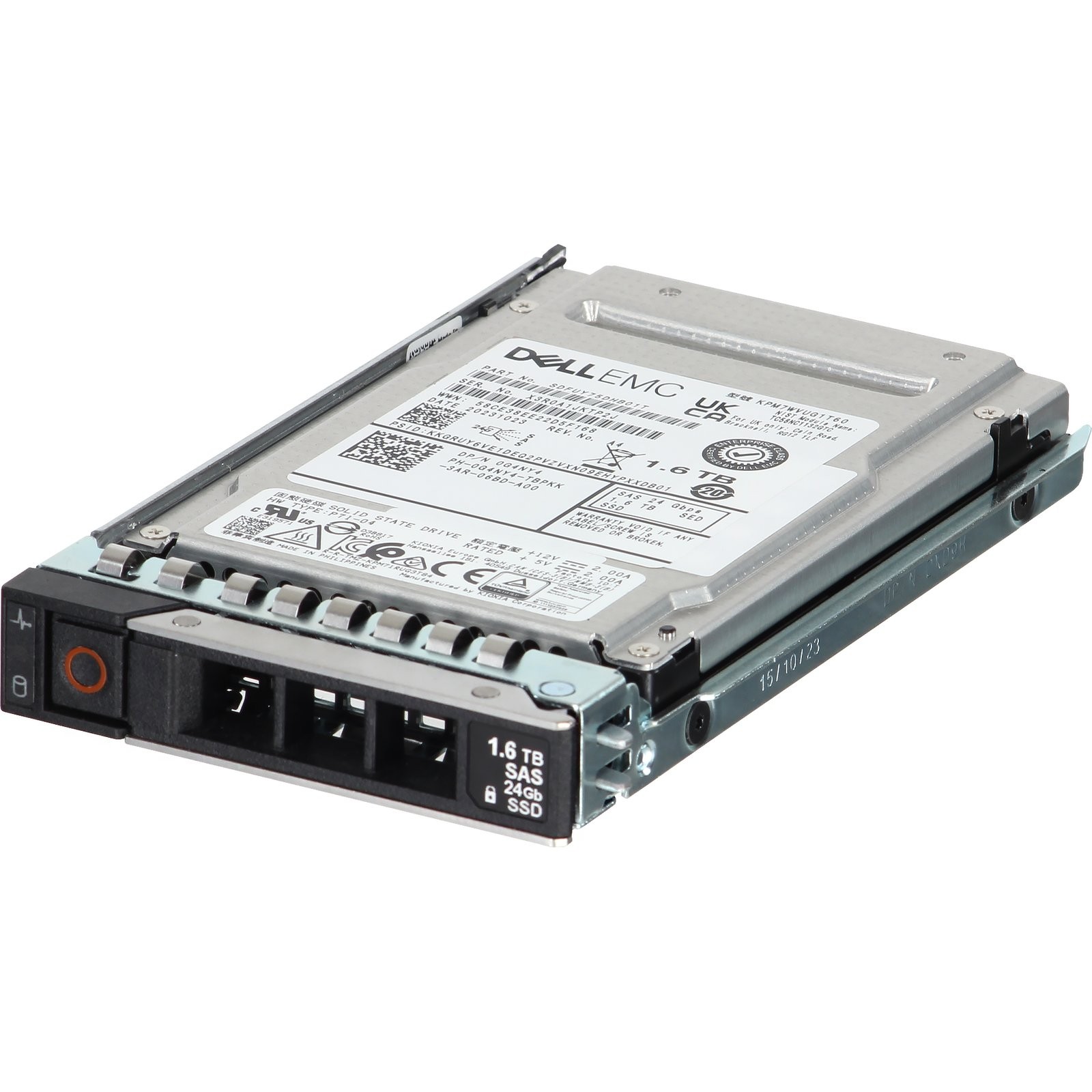 G4NY4-CD1 Dell 1.6TB 24Gbps SAS MU SED FIPS TLC 2.5 SSD KPM7WVUG1T60