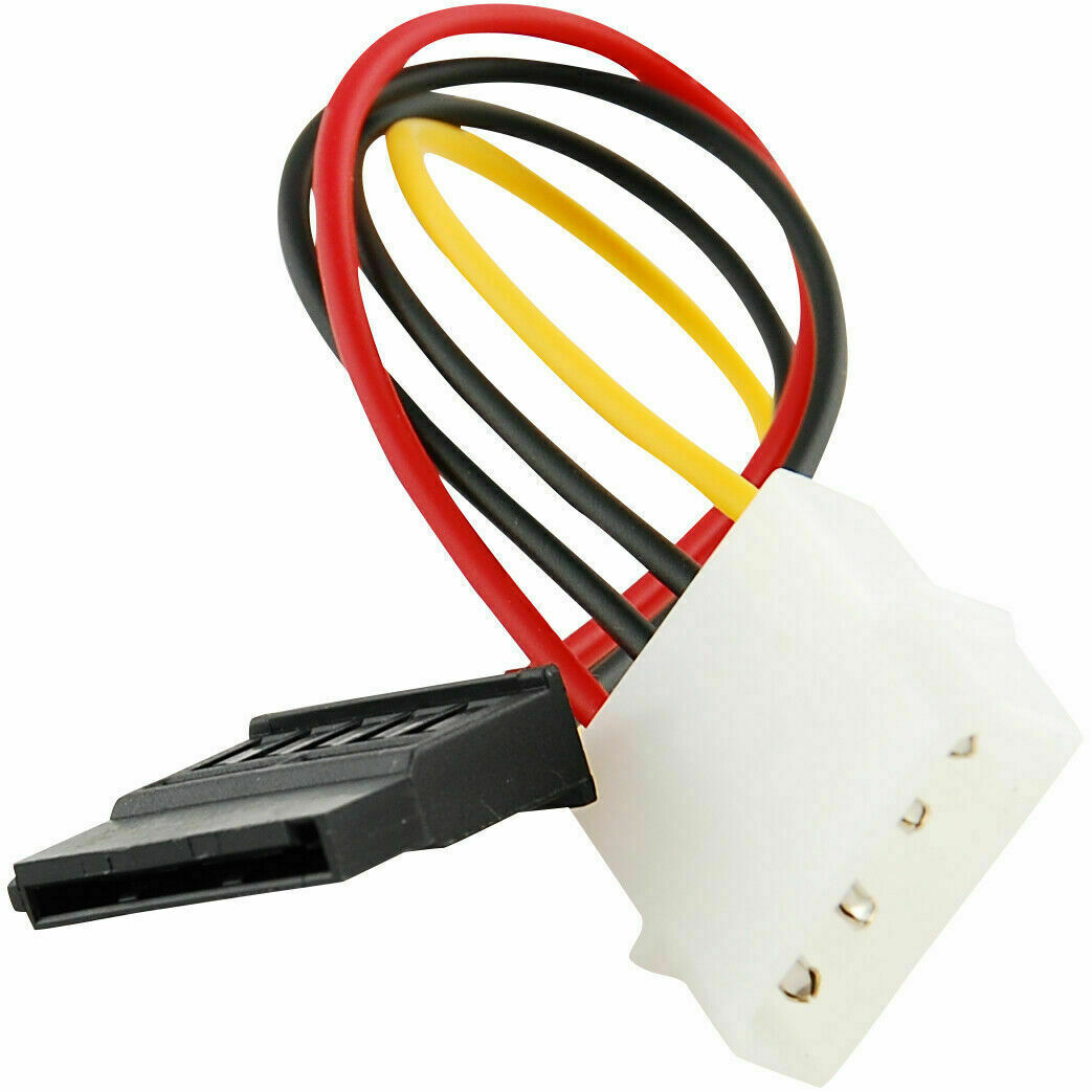 New IDE/Molex 4-Pin Male To Serial ATA SATA 15-Pin Female Power Adapter Cable