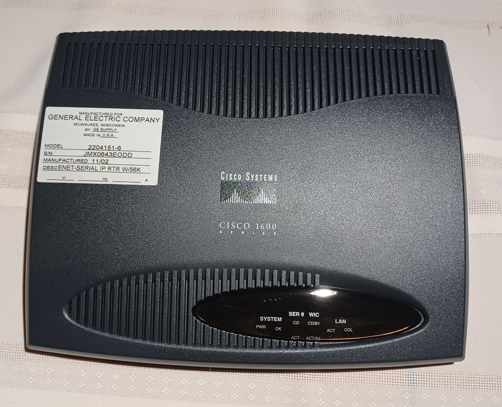 CISCO SYSTEMS CISCO 1600 SERIES NEW IN THE ORIGINAL BOX