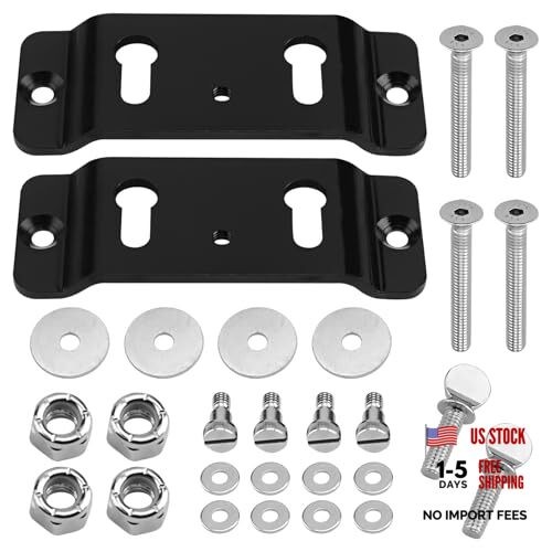 2 Packs Trailer-Stop Adapter Kit for Pit-Stop Wheel Chock System TK-3000