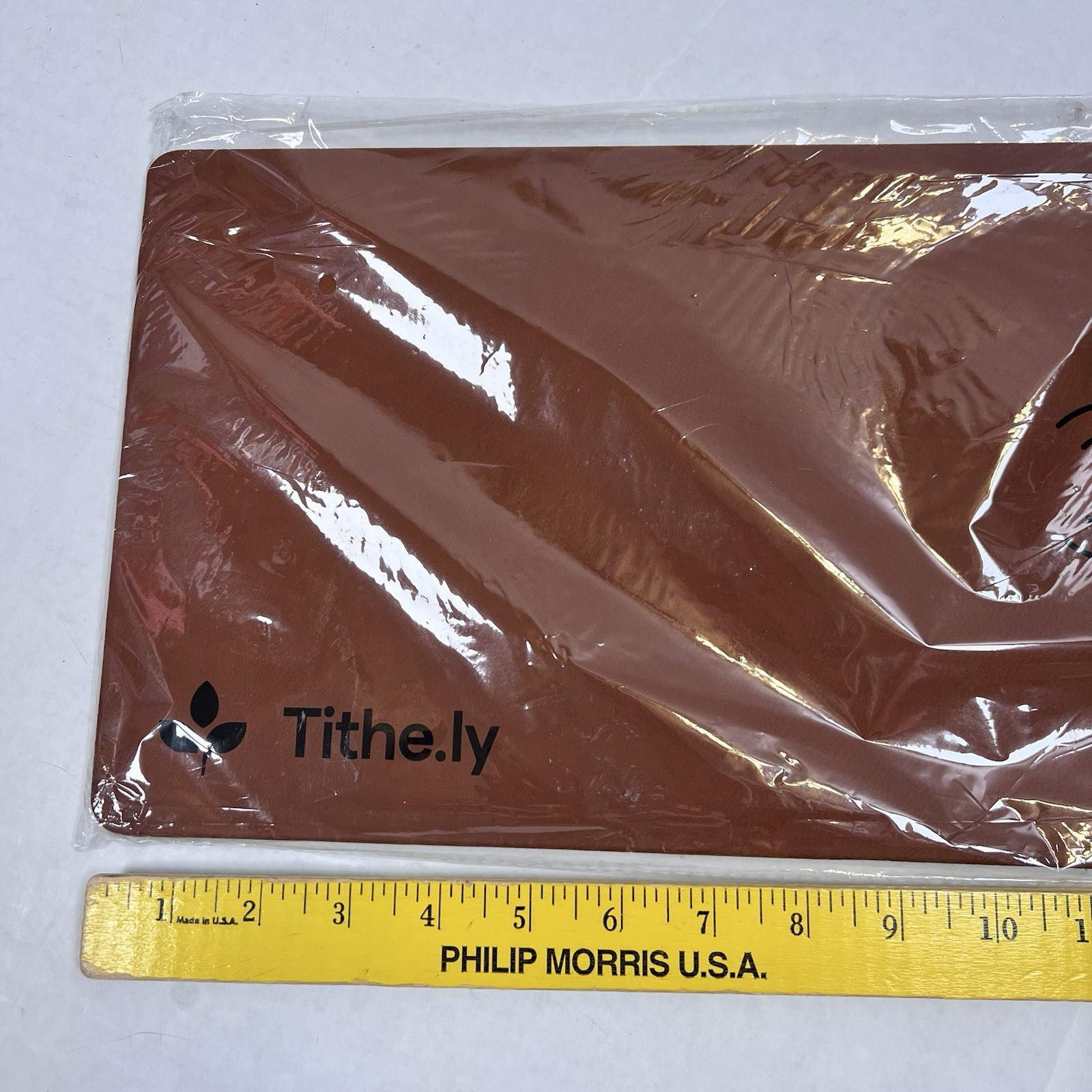 Leather Wireless Charging Mouse Pad New Swag Fr Tithe.ly Nice 13.5 X 8.5”