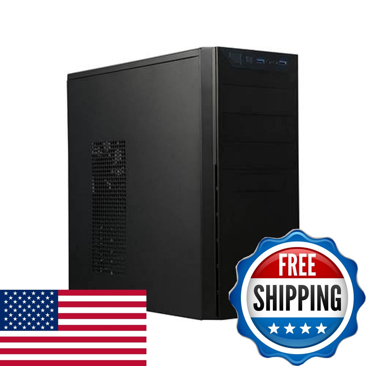 Antec VSK4000E-U3_US Mid-Tower ATX PC Case, SGCC Steel