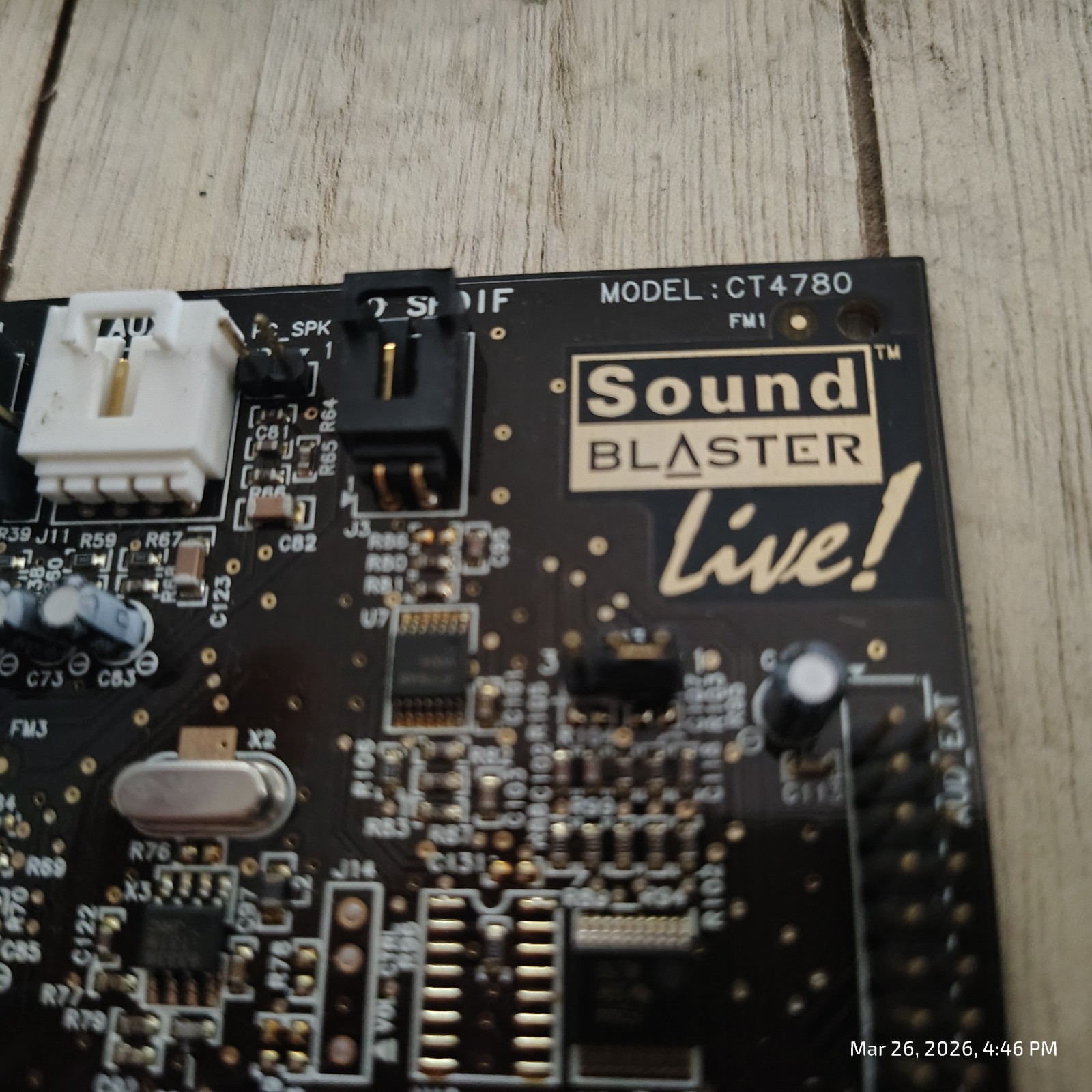 Creative Labs Soundblaster Live CT4780 PCI Sound Card