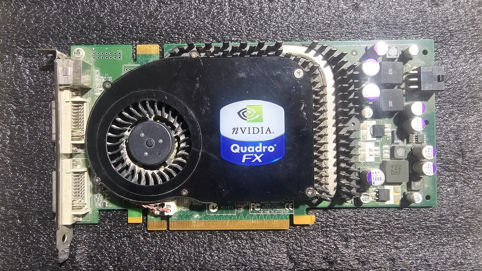 NVIDIA Quadro FX 3450 256MB GDDR3 PCIe Workstation Graphics Card - Tested *READ*