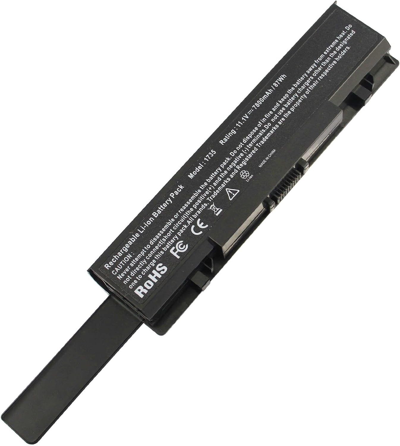 9 Cell 7800mAh Laptop Replacement Battery Dell Studio 1735