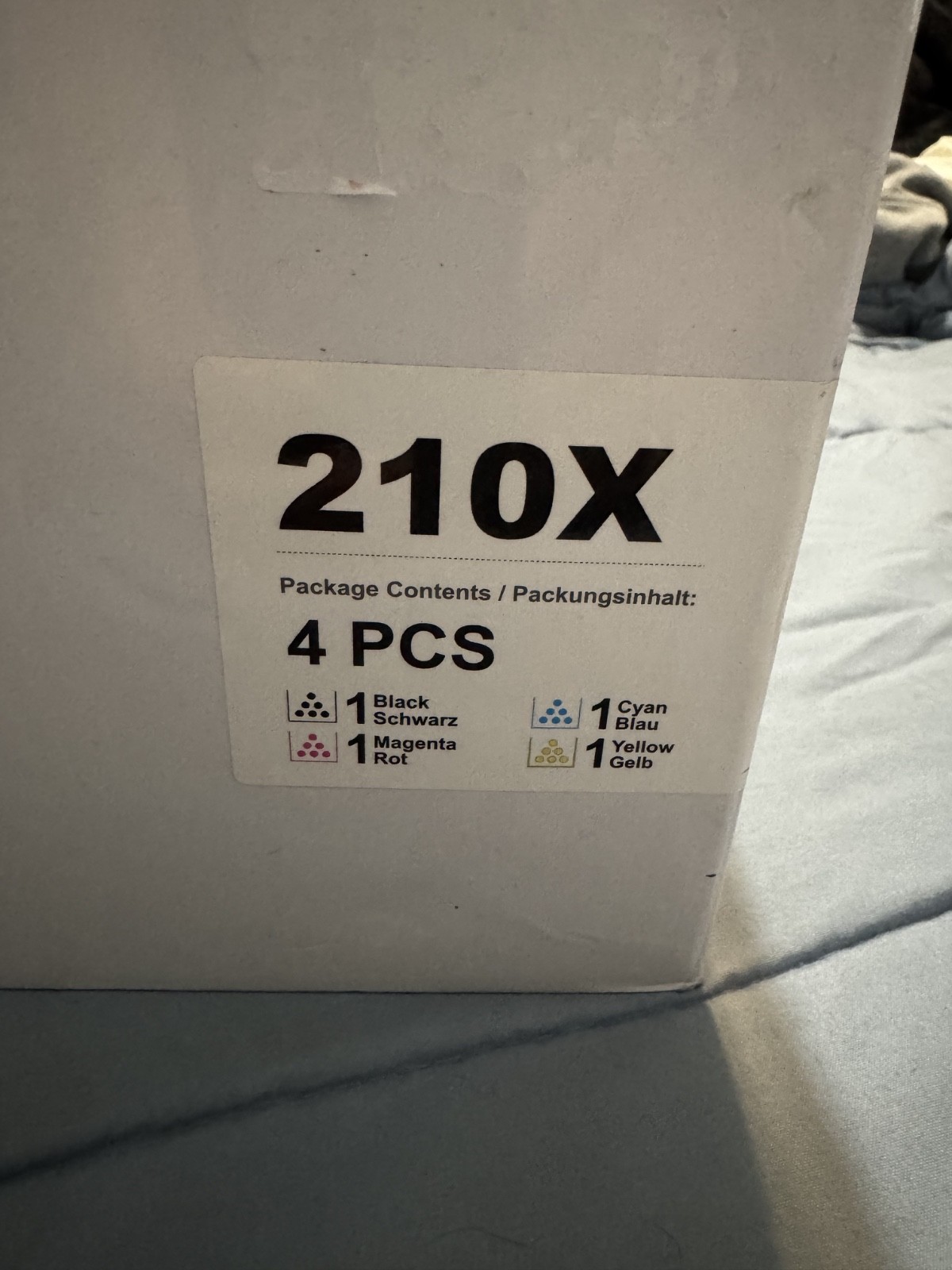 Olorva 210X printer cartridge 4 pack CMYK