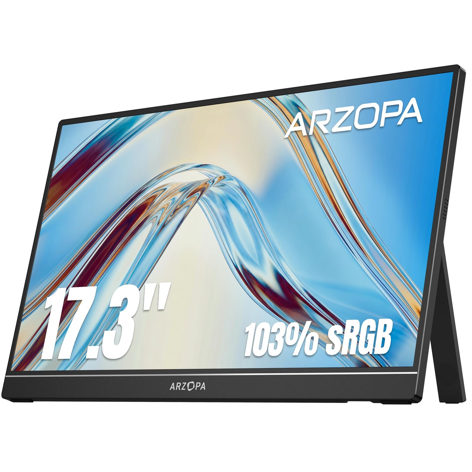 17.3" Portable Monitor, 1080P FHD 103% sRGB IPS Gaming Monitor