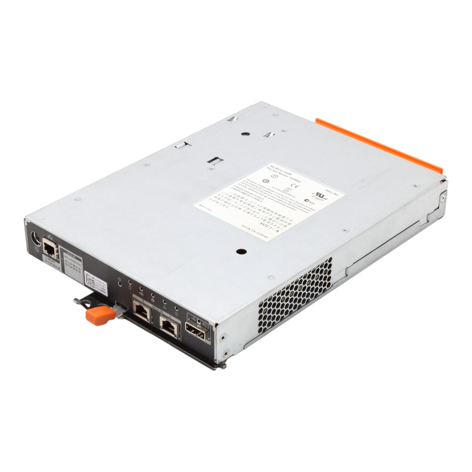 Dell PowerVault MD3660I 059F69 iSCSI 10GbE Dual Port Controller Module