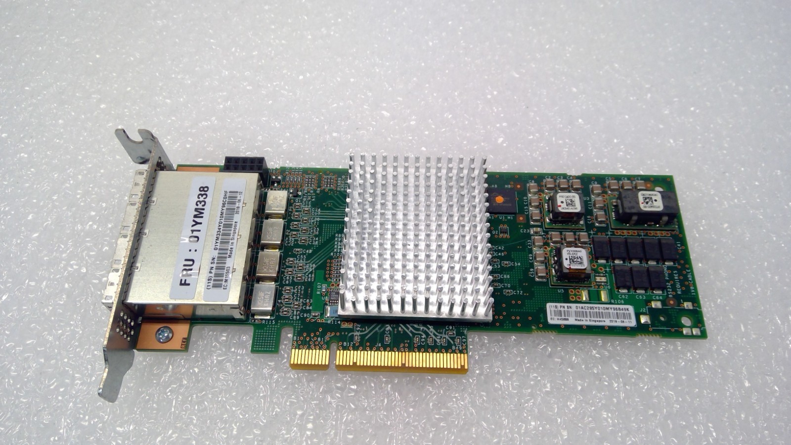 IBM P/N 01YM338 01AC295 12gb SAS Adapter V7000 Gen3 2076-AHB 01YM334