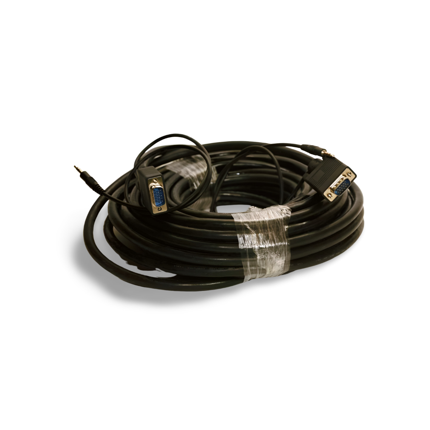 50ft  SVGA with Audio Cable Monitor Male to Male - Black