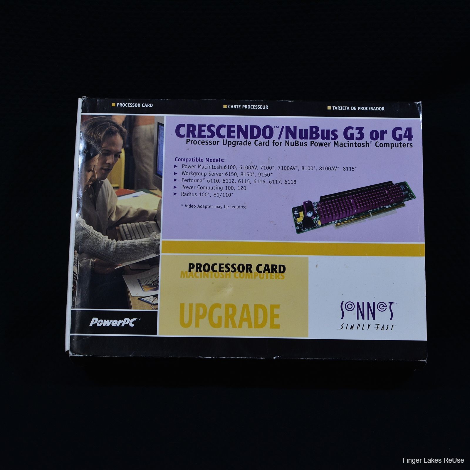 Sonnet Crescendo NuBus G3 266MHz 1MB CPU Upgrade Power Mac 6100 7100 8100