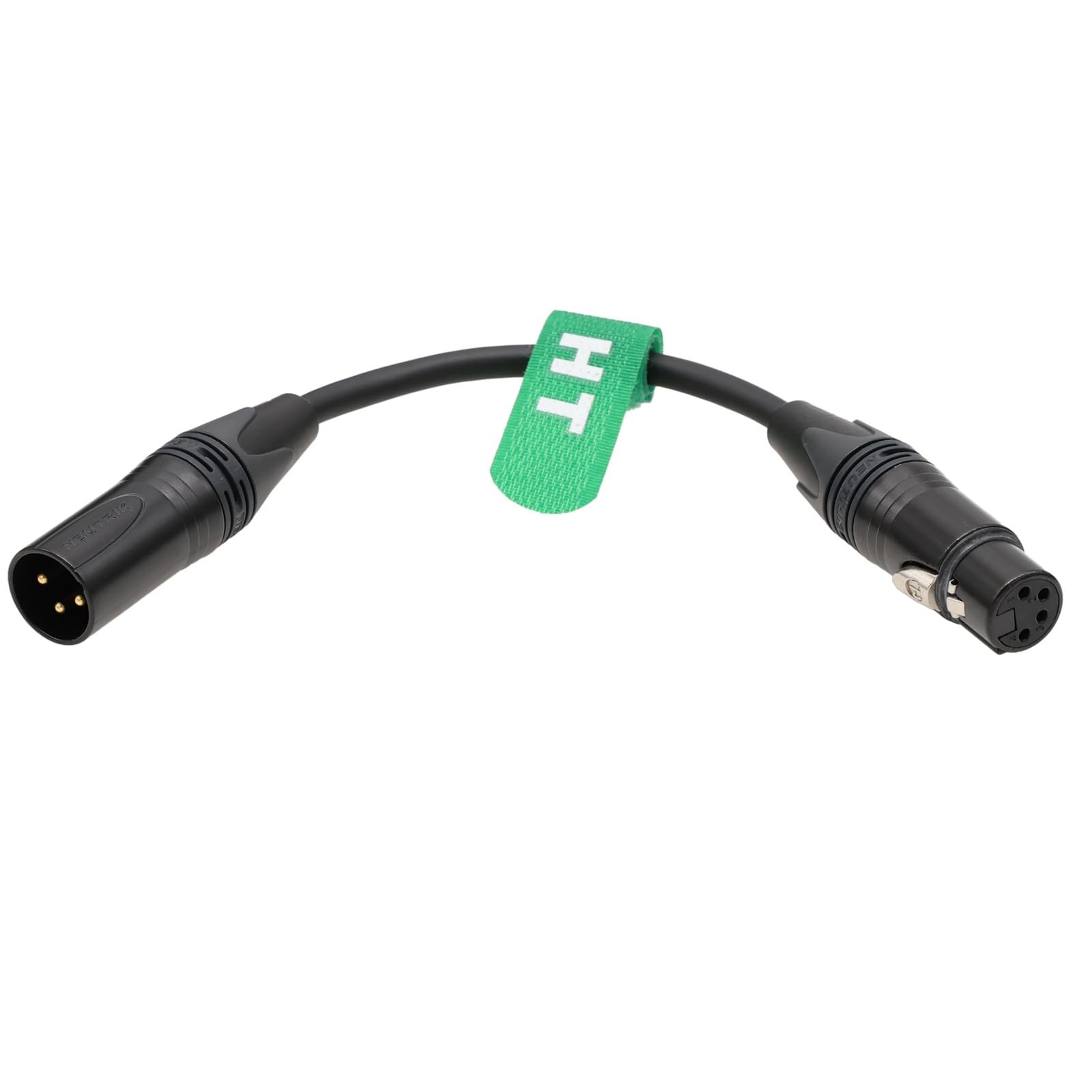 XLR 4 Pin Female to XLR 3 Pin Male Power Cable Adapter for Battery ARRI Alexa...