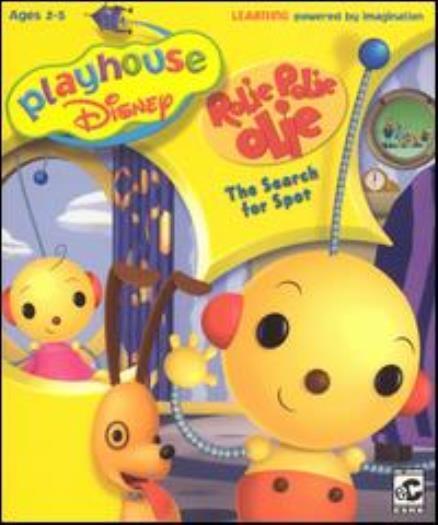 Playhouse Disney Rolie Polie Olie Search for Spot PC MAC CD kids create music +