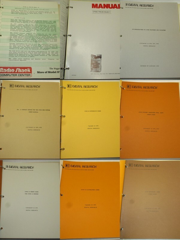Guides Manuals (LOT) TRS-80 Model II CP/M2 Digital Research Lifeboat Radio Shack