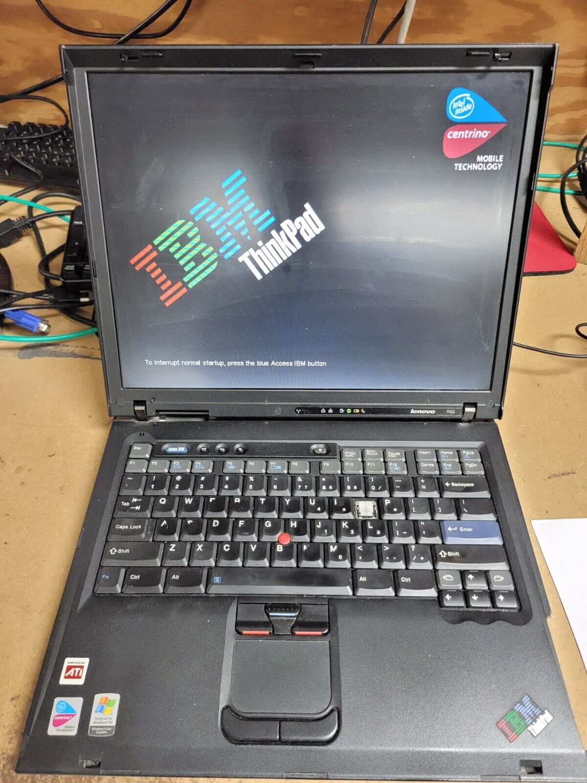 IBM THINKPAD R52 LAPTOP - PARTS ONLY - SEE DESCRIPTION