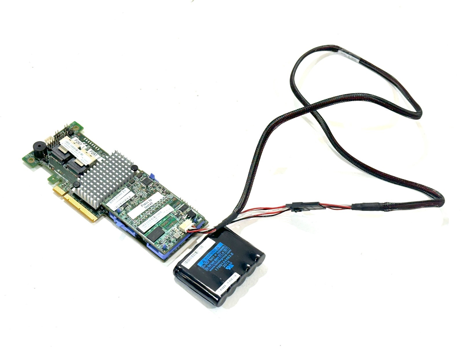 IBM M5110 6Gb/s PCIe x8 SAS/SATA Raid Controller with Battery FRU P/N: 00AE807
