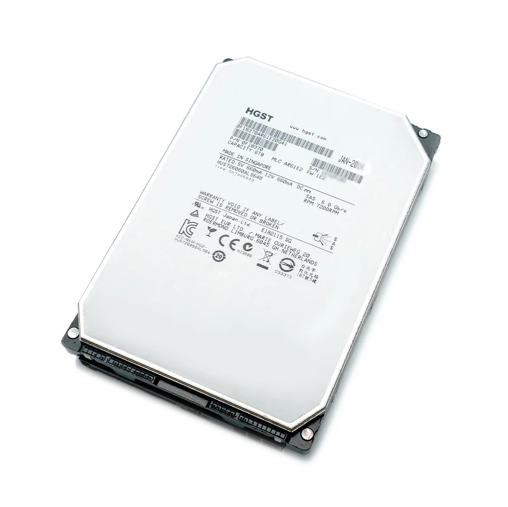 HGST HUS726060ALS640 3.5" 6TB SAS 7200RPM 6Gbps Hard Drive