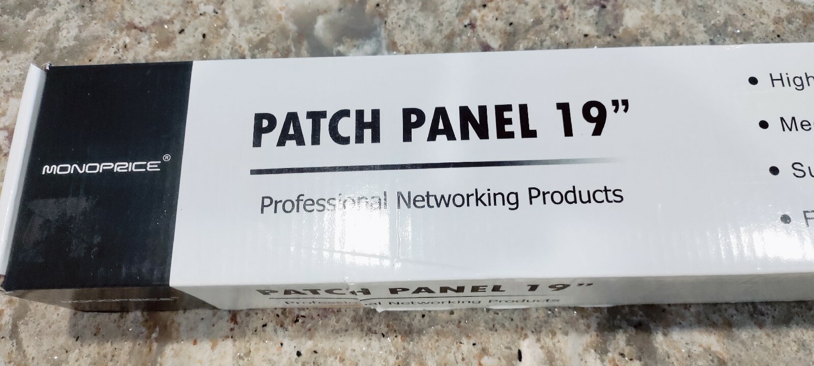 Monoprice Cat6 Patch Panel - 19 inch |  FTP, 1U, Dual Krone IDC, 24-port
